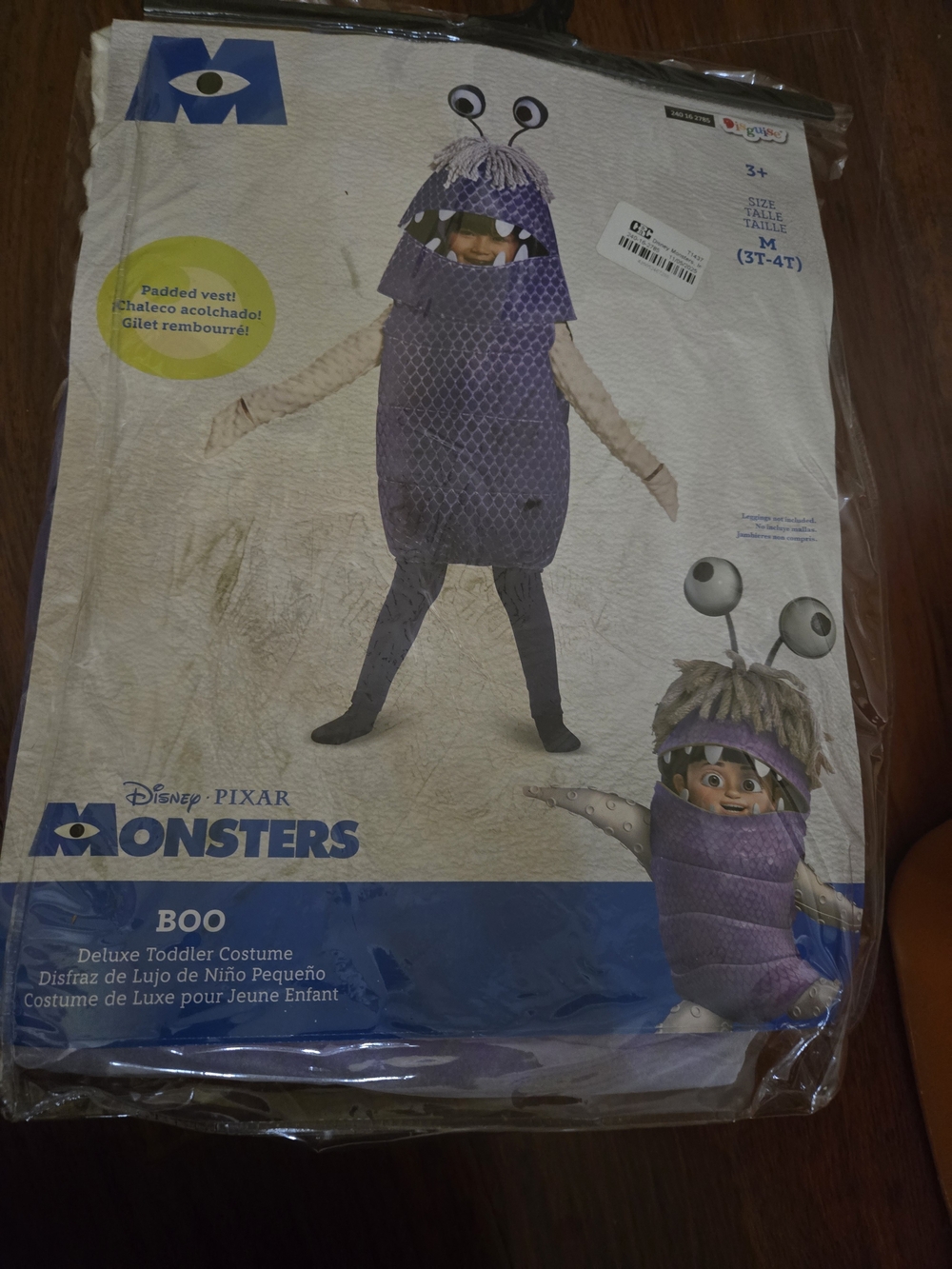 Disney Monsters Boo Toddler Costume - Purple